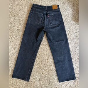 Levis Ribcage Straight Ankle Jeans